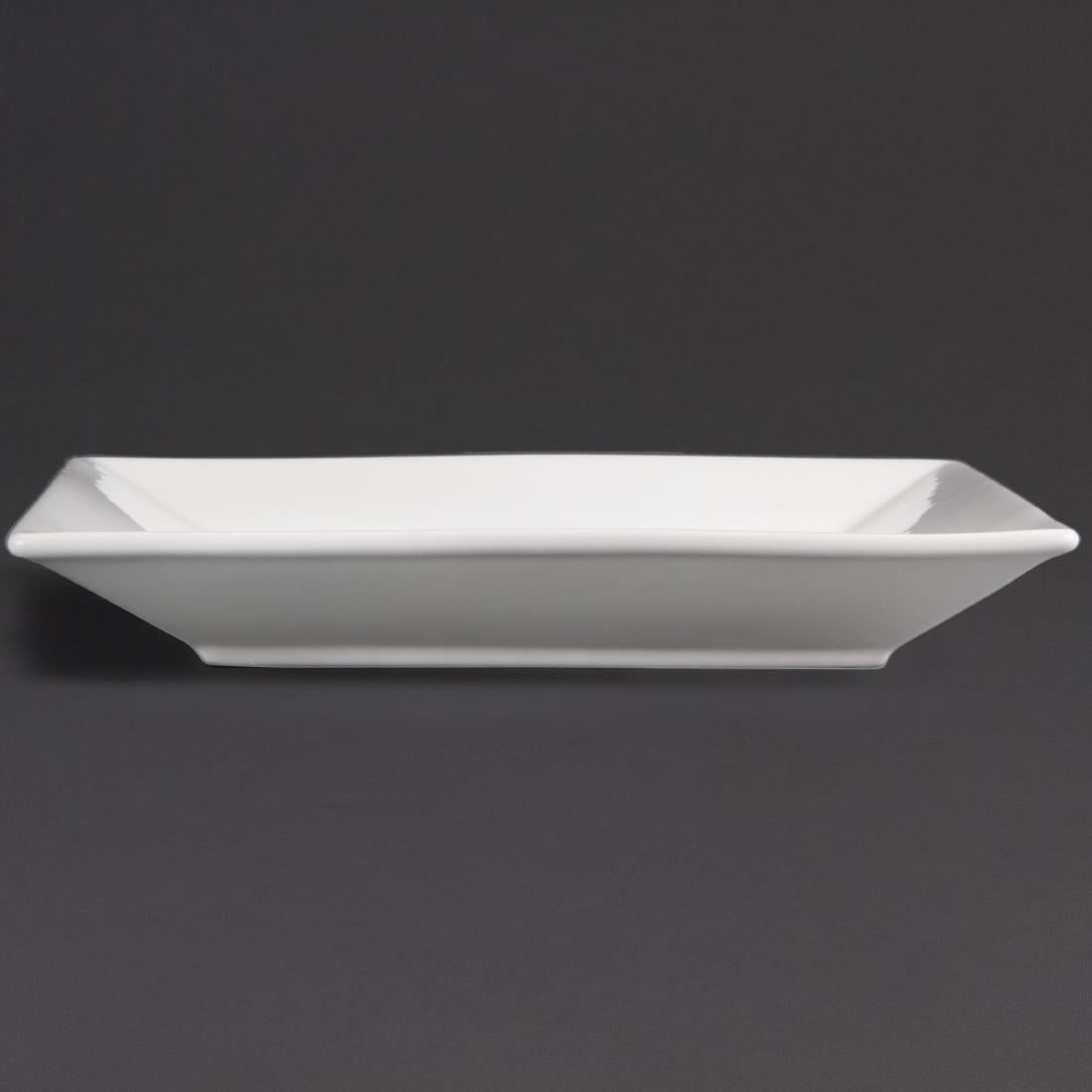 C360 Olympia Whiteware vierkant bord 25cm (6 stuks)