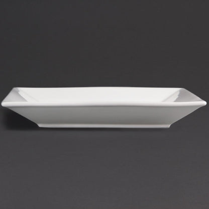 C360 Olympia Whiteware vierkant bord 25cm (6 stuks)