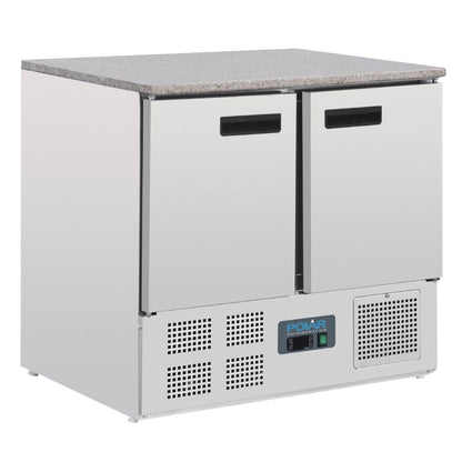 CL108 Polar G-serie koelwerkbank met marmeren werkblad 240Ltr