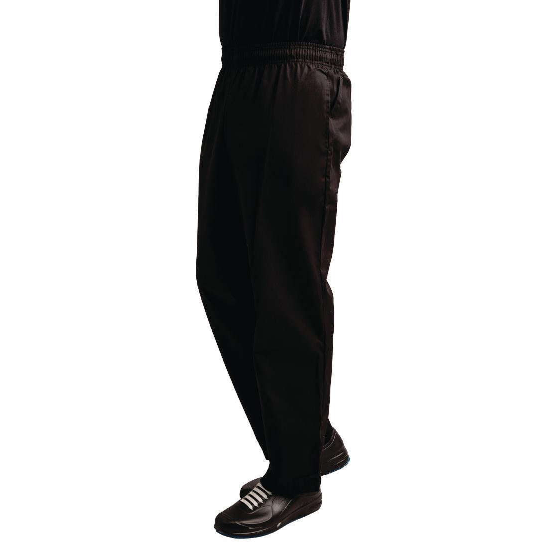A029T-XXL Whites Easyfit Teflon unisex koksbroek zwart XXL