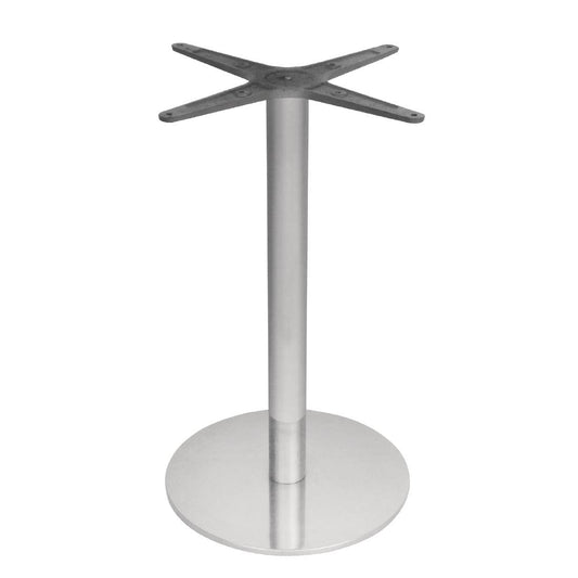 GK992 Bolero ronde RVS tafelpoot