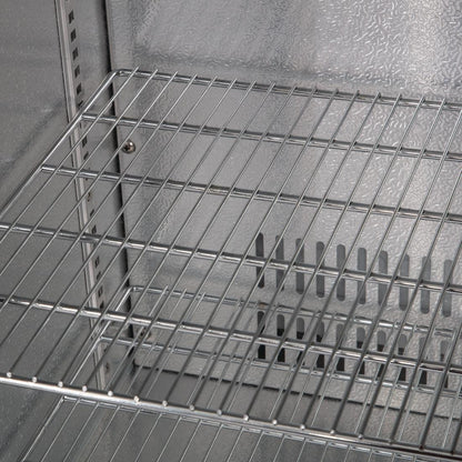 GL012 Polar G-serie 2-deurs barkoeling met klapdeuren zwart 198L