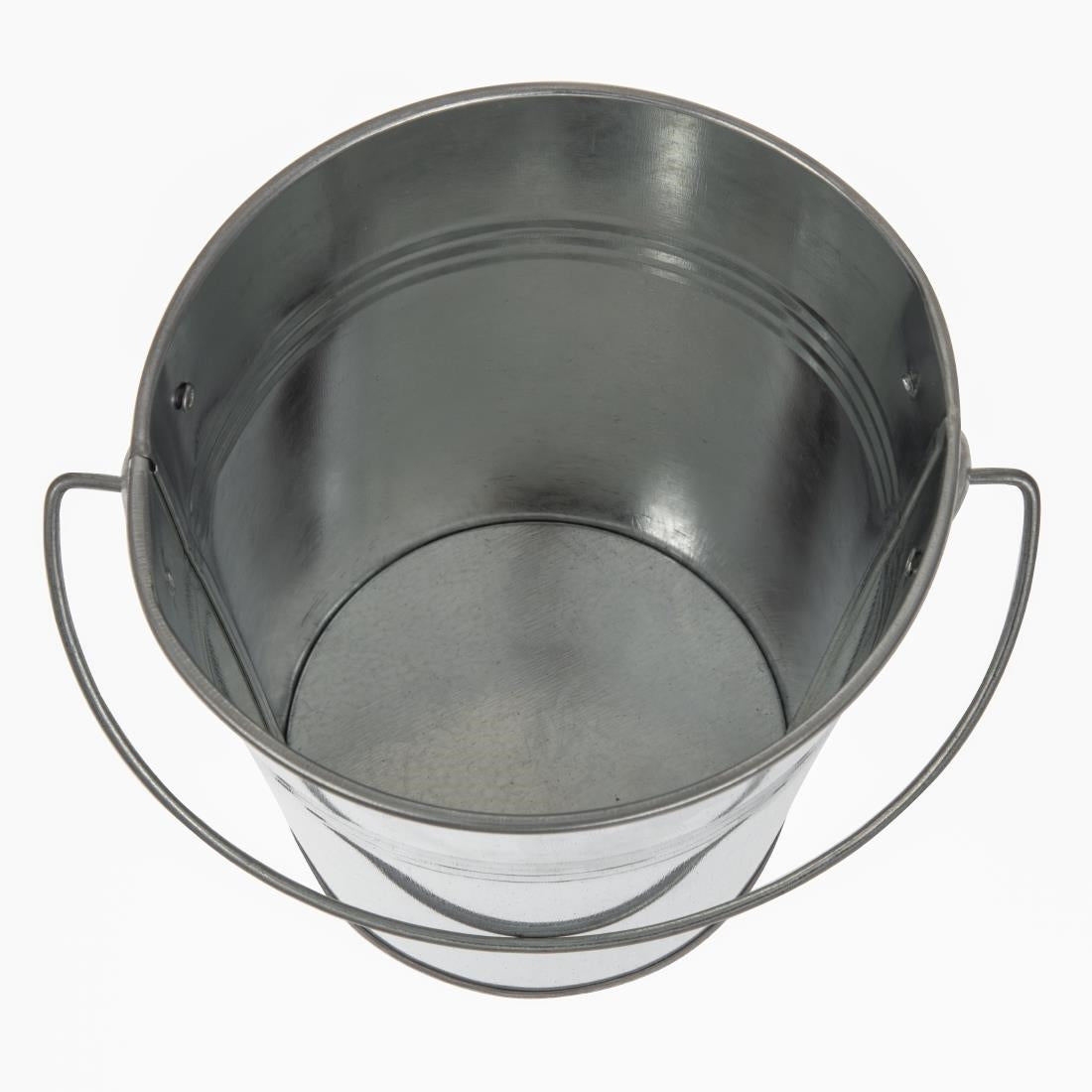 GF247 Olympia ronde gegalvaniseerde emmer 13cm