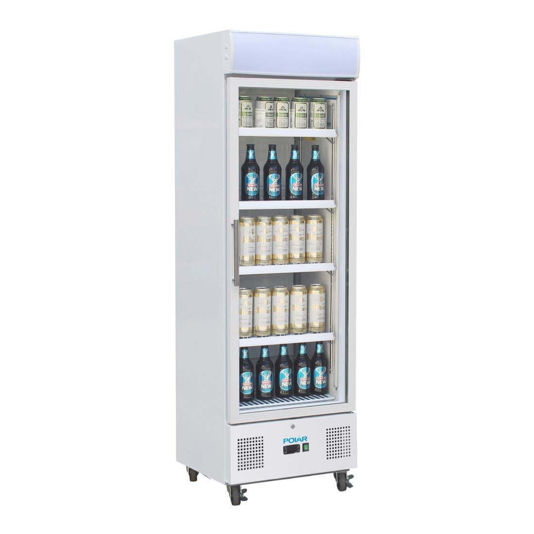 DM076 Polar G-serie display koeling 336L wit