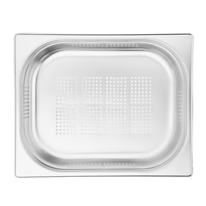 K844 Vogue geperforeerde RVS GN 1/2 bak 65mm