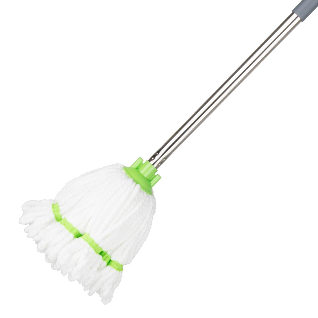 HX251 Jantex Microvezel Mophoofd Groene Streep 150g