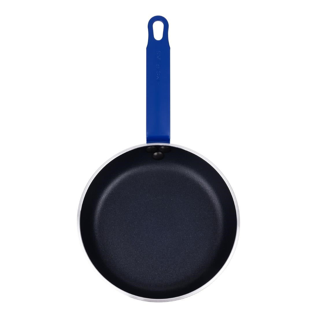HT970 Hygiplas Aluminium Antikleef Teflon Platinum Plus Koekenpan met Blauwe Handgreep 19cm