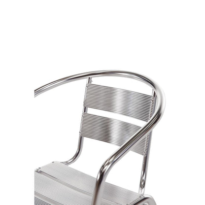 U419 Bolero stapelbare aluminium stoelen (4 stuks)