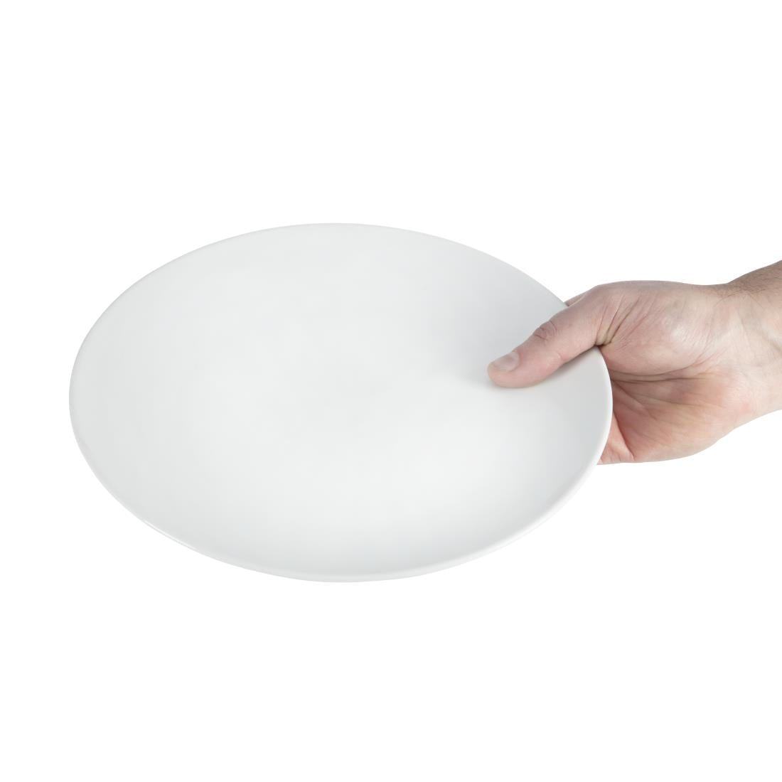 U079 Olympia Whiteware Coupeborden 25cm (12 Stuks)
