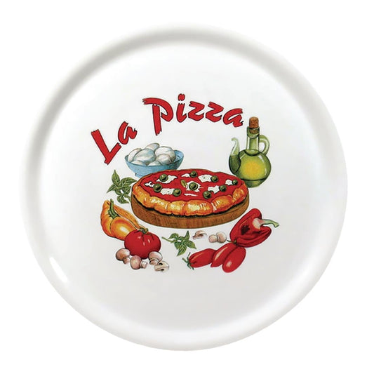 DJ957 Saturnia pizzabord porselein 31cm - design 3