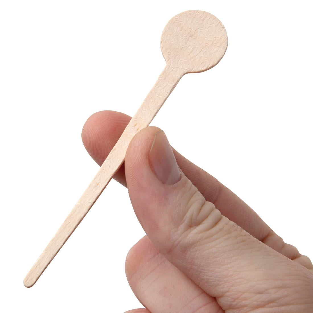 DB492 Fiesta Compostable biologisch afbreekbare houten cocktail roerstaafjes 10cm (100 stuks)