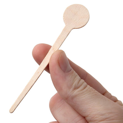 DB492 Fiesta Compostable biologisch afbreekbare houten cocktail roerstaafjes 10cm (100 stuks)