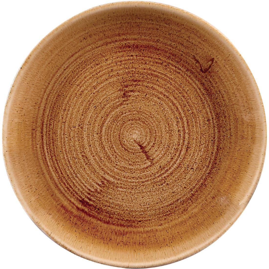 DR663 Churchill Stonecast Patina Vintage Copper Evolve Coupe Bord 16.5cm (12 stuks)