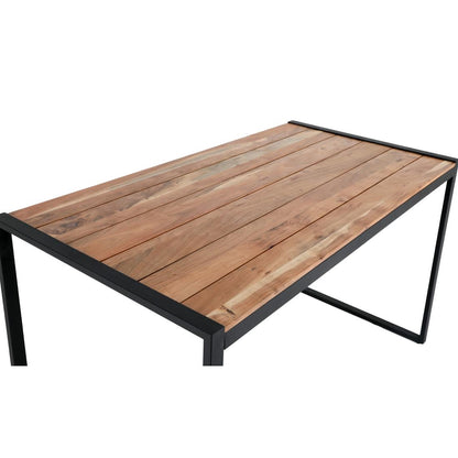 DK905 Bolero Industriële Bartafel Van Staal En Acacia, 1800x900mm