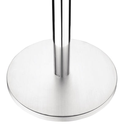 GK992 Bolero ronde RVS tafelpoot