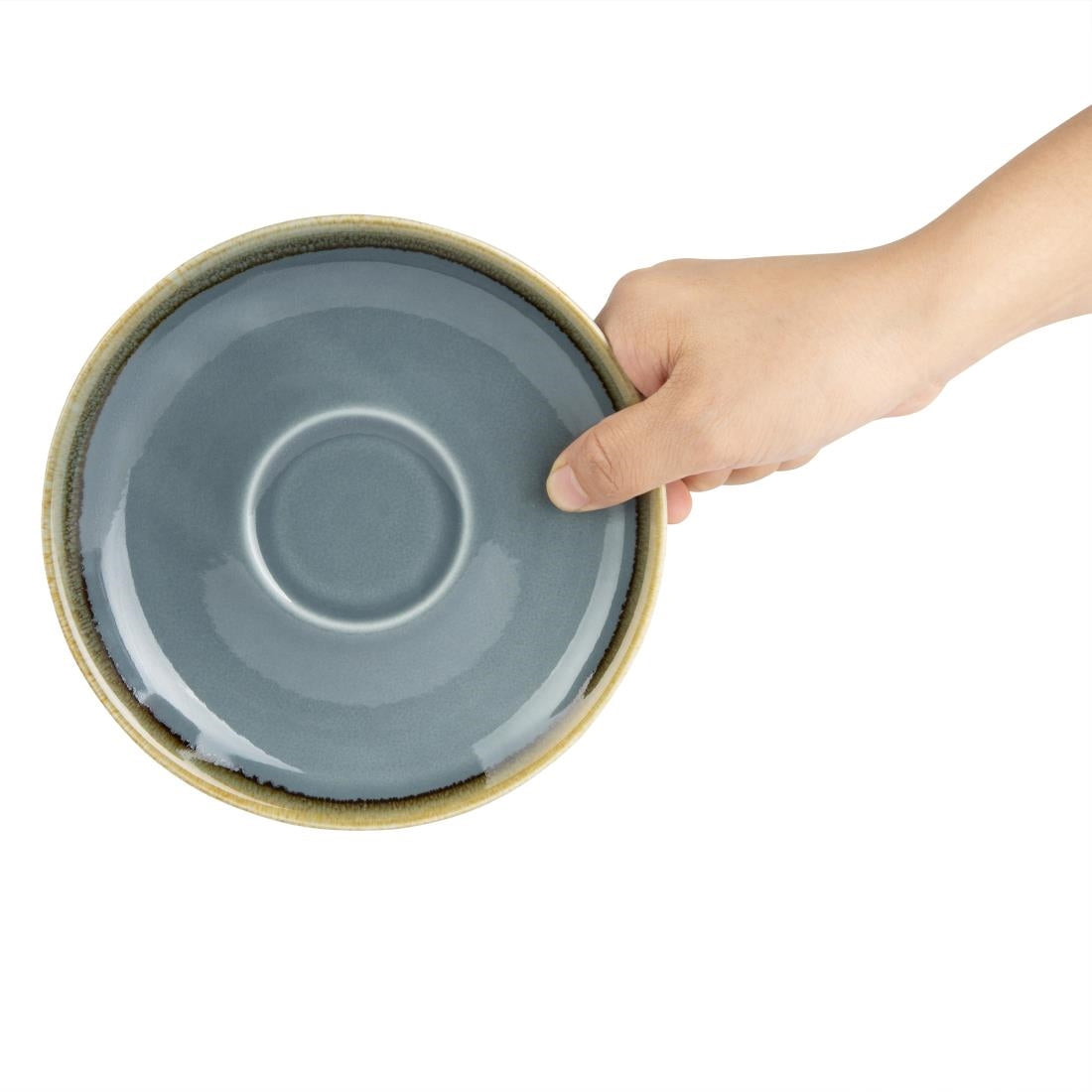 GP349 Olympia Kiln Cappuccinoschotels Blauw 16cm (6 Stuks)