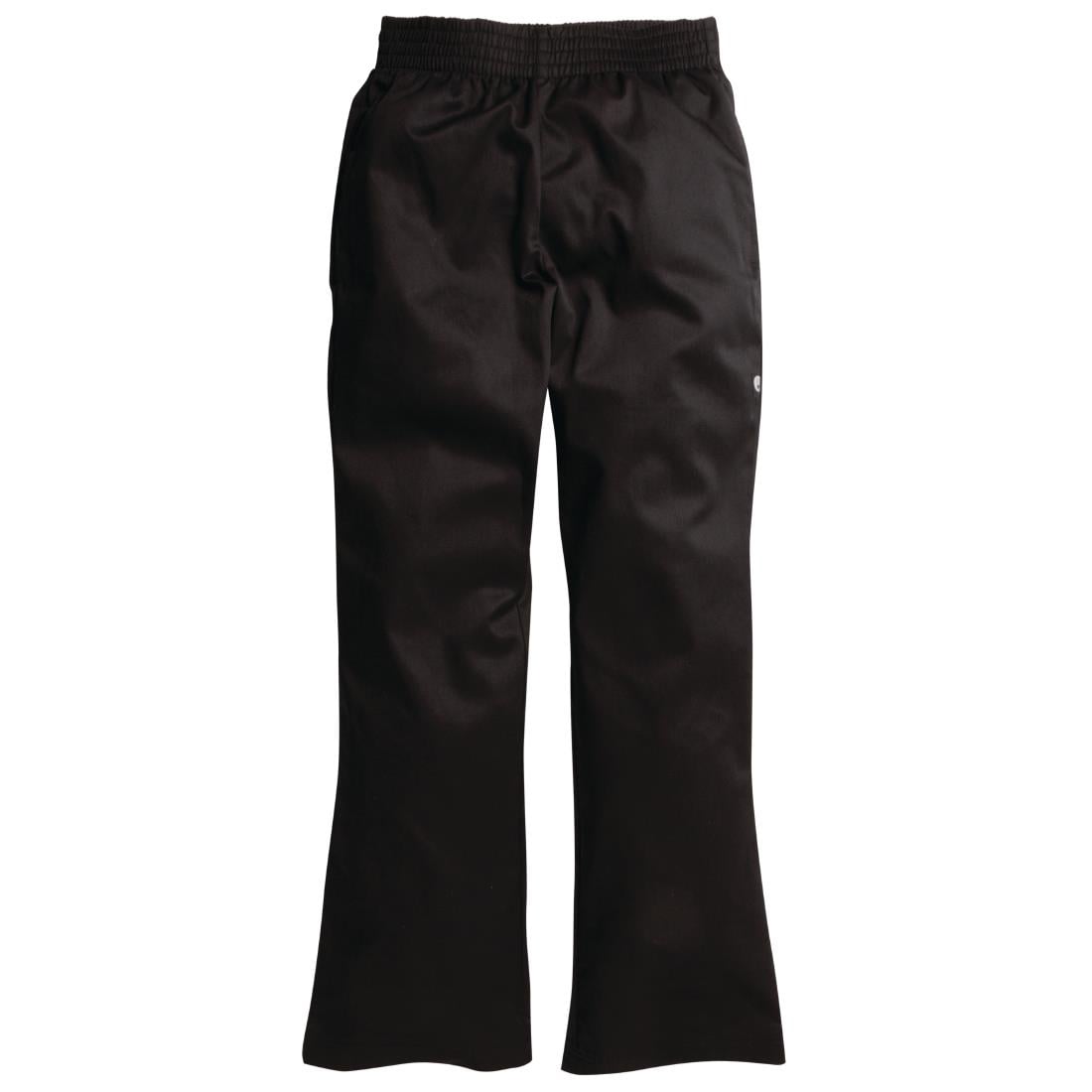 B223-S Chef Works Basic Baggy dames koksbroek zwart S