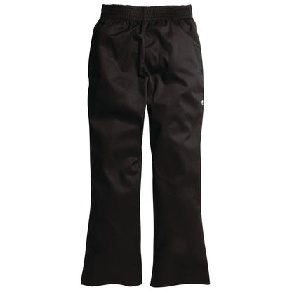 B223-S Chef Works Basic Baggy dames koksbroek zwart S