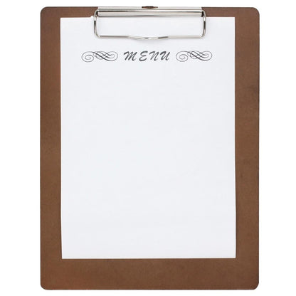 CL175 Olympia houten menu klembord A5