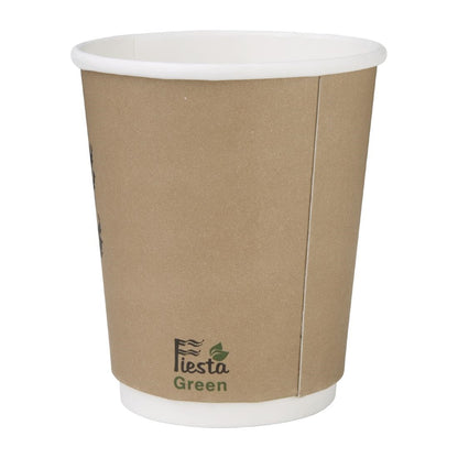 DY985 Fiesta Compostable 500 composteerbare dubbelwandige koffiebekers (500 stuks)