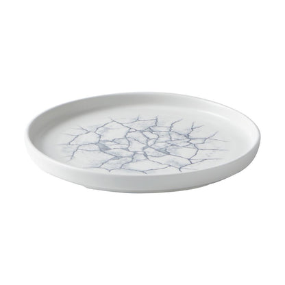 CX697 Churchill Studio Prints Kintsugi Pearl Grey Bord Met Opstaande Rand 22cm (6 stuks)