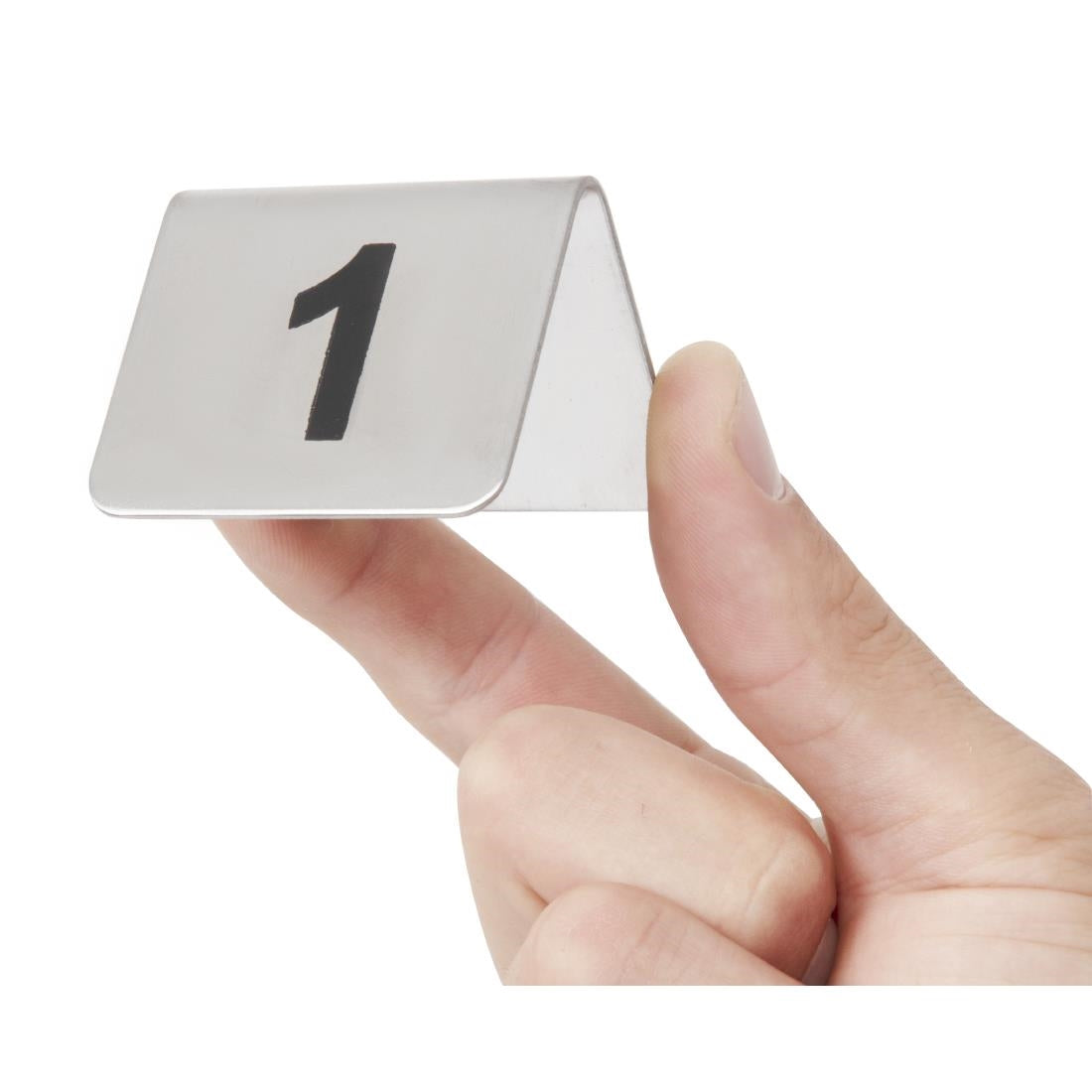 U046 Olympia RVS tafelnummers 1-10 (10 stuks)