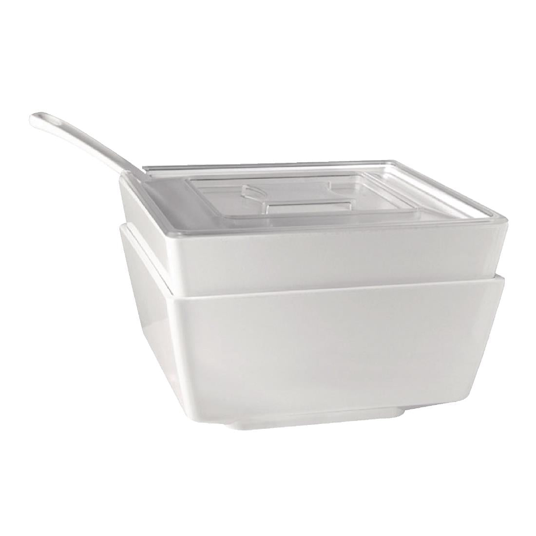 GF101 APS Float vierkant transparant deksel 19x19cm