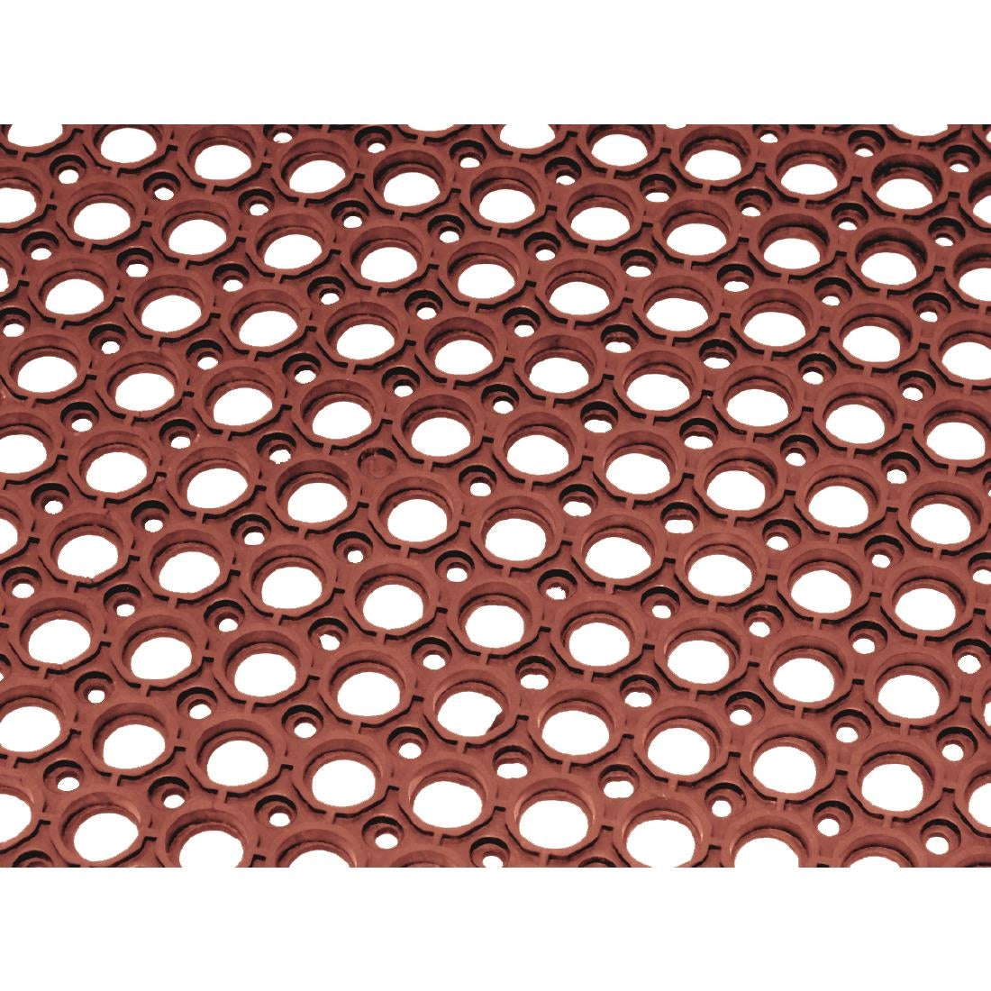 GF017 Jantex rubberen vetbestendige anti-vermoeidheidsmat rood 1500 x 900mm