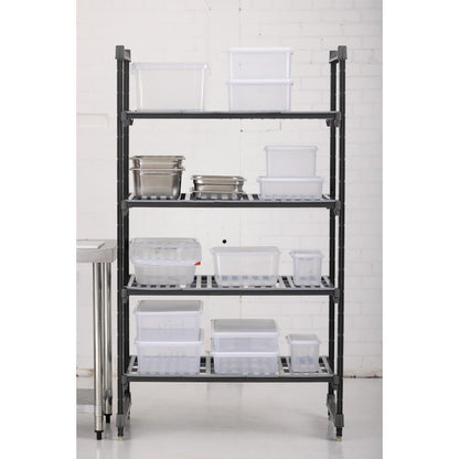 DM773 Cambro stelling 183cm hoog 4 schappen - 61cm diep - 107cm breed