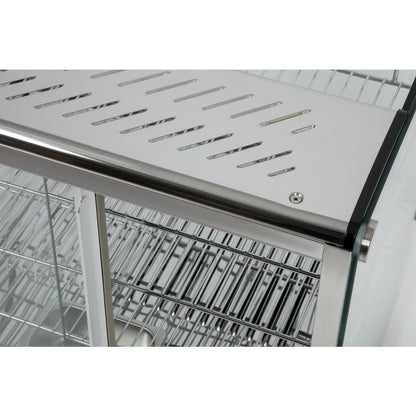 CD231 Buffalo warmhoudvitrine 120L 67(h) x 68,7(b) x 56,8(d)cm