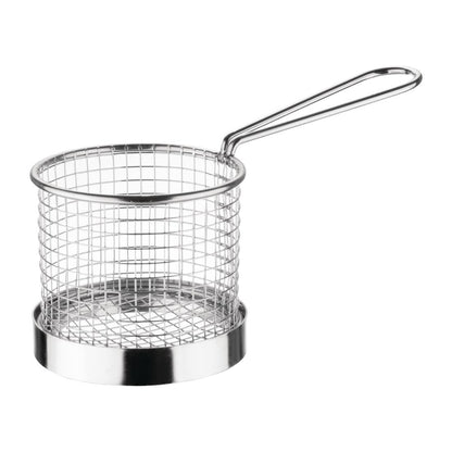 GG875 Olympia RVS fritesmand met handgreep 9,5cm