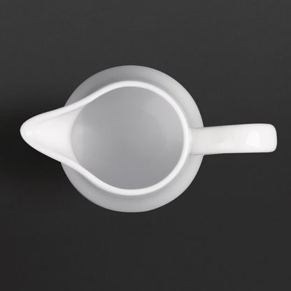 U820 Olympia Whiteware melkkannetjes met handvat 21,2cl (6 stuks)