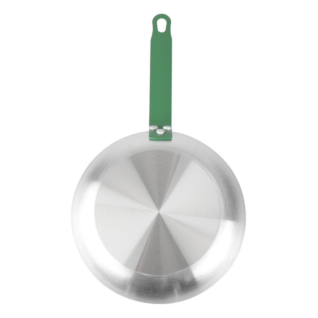 FB471 Hygiplas Teflon Platinum Plus anti-aanbak koekenpan 240mm groen handvat