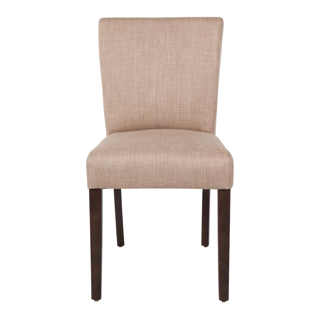 GR367 Bolero eigentijdse eetkamerstoel natuurlijk beige - (2 stuks)