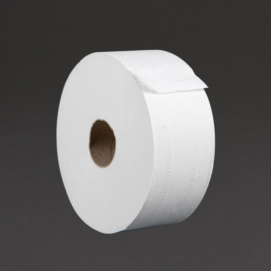DL919 Jantex Jumbo 2-laags toiletpapier 300m rol (6 stuks)