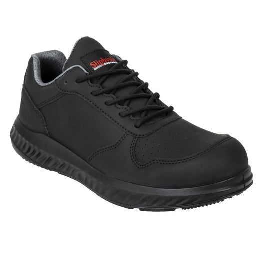 BA063-42 Slipbuster sneakers van gerecyclede microvezels matzwart 42