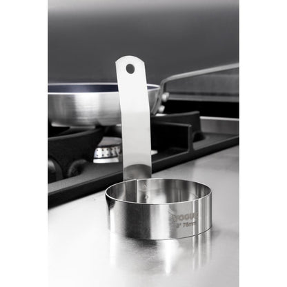 GD695 Vogue eierbakring met lang handvat 7,5cm