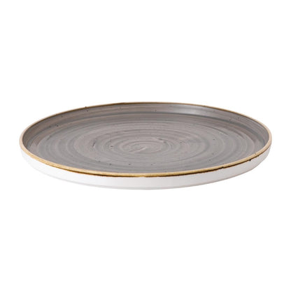FJ918 Churchill Stonecast Grey Bord Met Opstaande Rand 27.9cm (6 stuks)