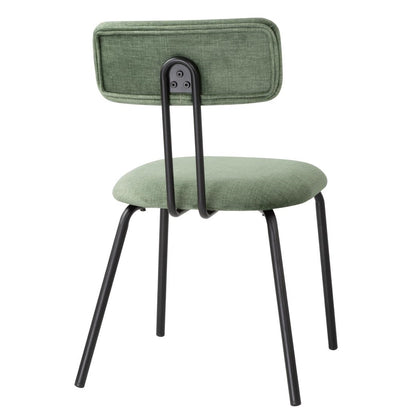 FU501 Bolero Fairfield Stoelen - Donker Walnoot/Groen Mix (2 stuks)