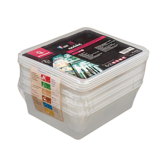 CC332 Matfer Bourgeat Modulus zware uitvoering GN 1/2 voedseldoos 150mm (4 stuks)
