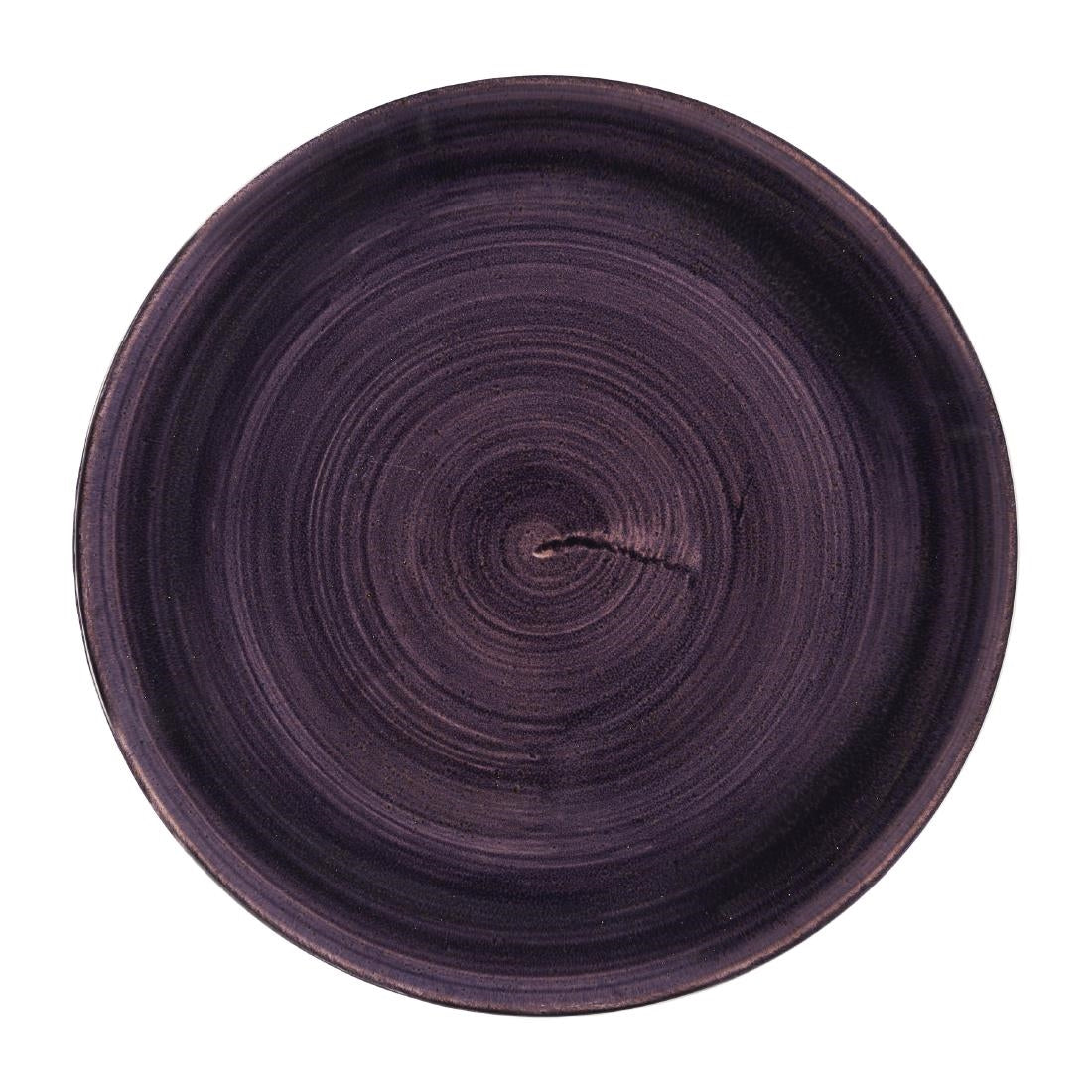 DX059 Churchill Stonecast Patina Cobalt Deep Purple Evolve Coupe Bord 26cm (12 stuks)