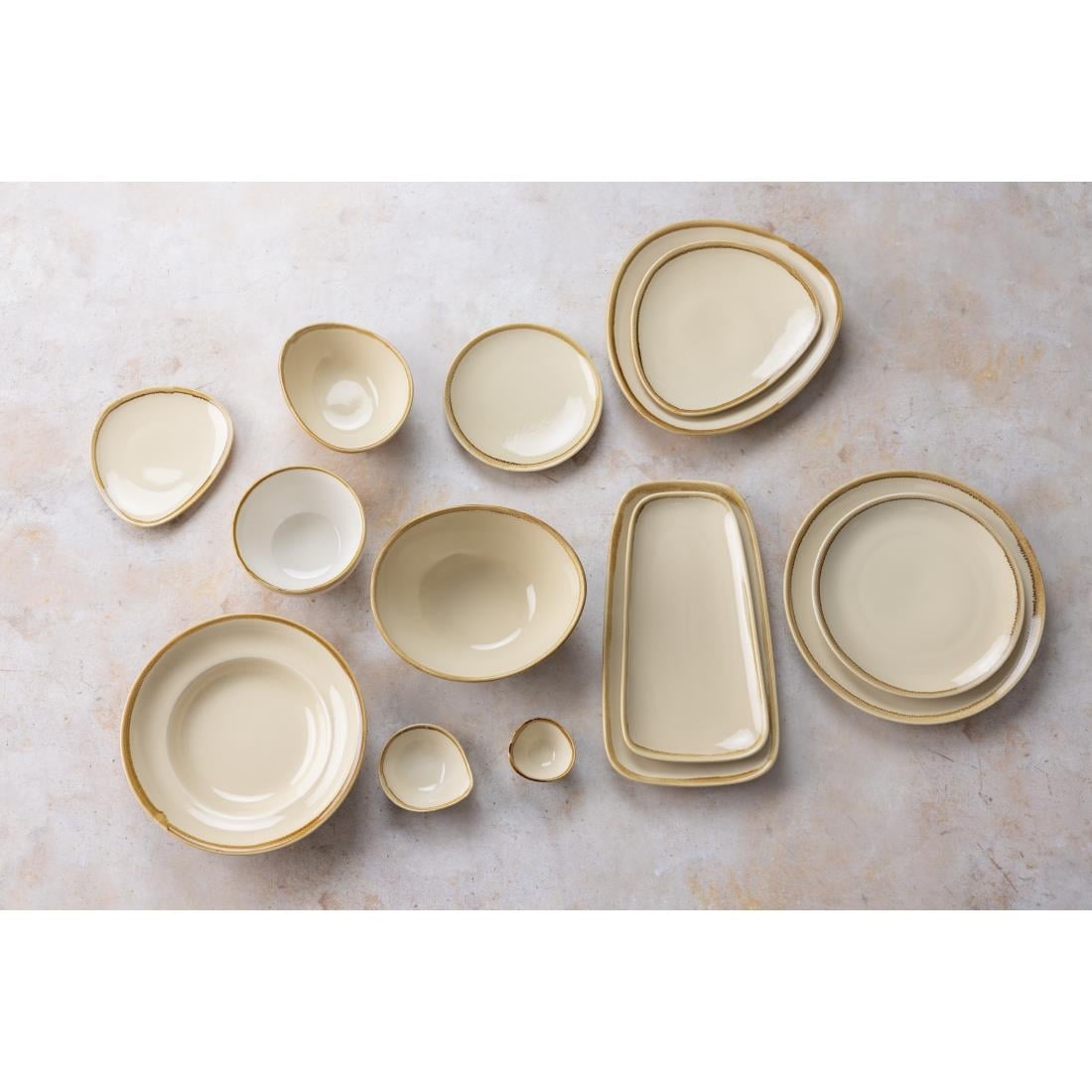 CP949 Olympia Kiln grote schalen zandsteen 33,5cm (4 stuks)