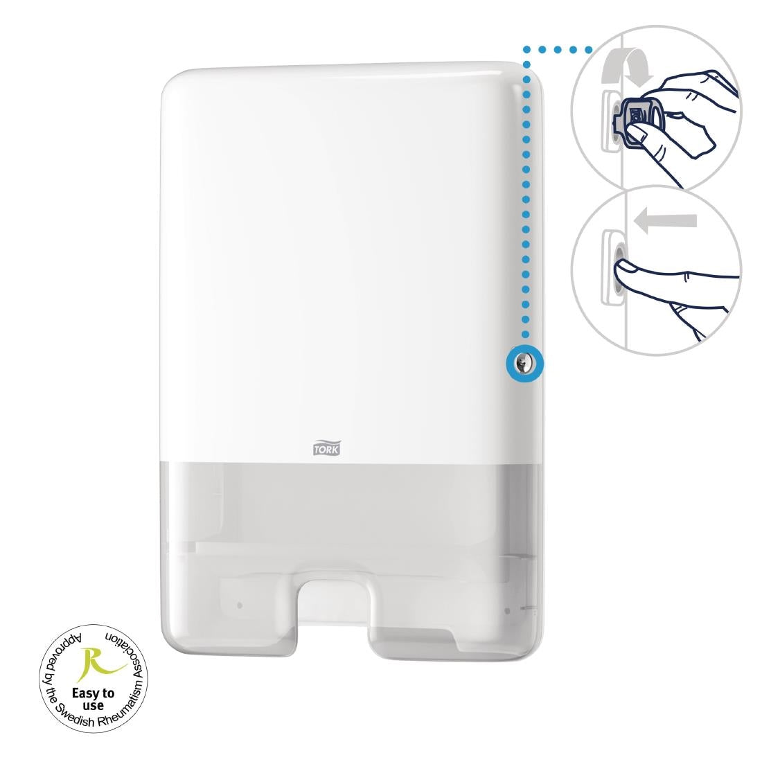 FA704 Tork Xpress multifold handdoek dispenser wit
