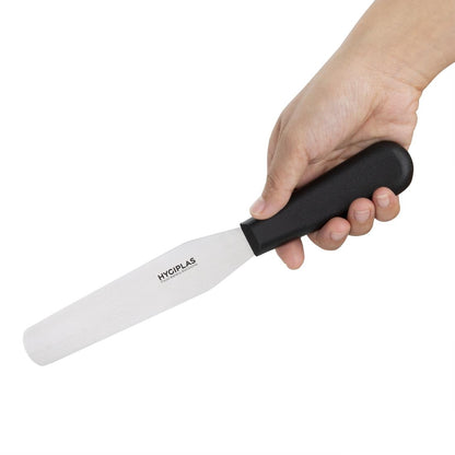 D402 Hygiplas recht paletmes 15cm zwart
