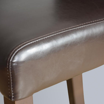GG651 Bolero hoge kunstlederen barkruk met rugleuning zwart