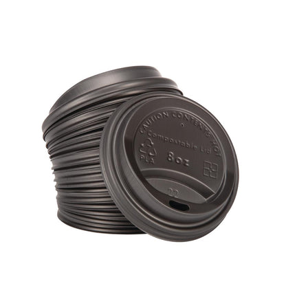 DS052 Fiesta Compostable composteerbare deksels voor 23cl koffiebekers (1000 stuks)