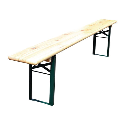 CH438 Opklapbare biertafel met banken 220(L)cm