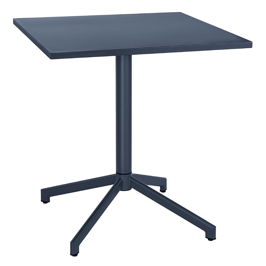 HZ375 Bolero Porto Opklapbare Tafel Leisteenblauw 700x750mm