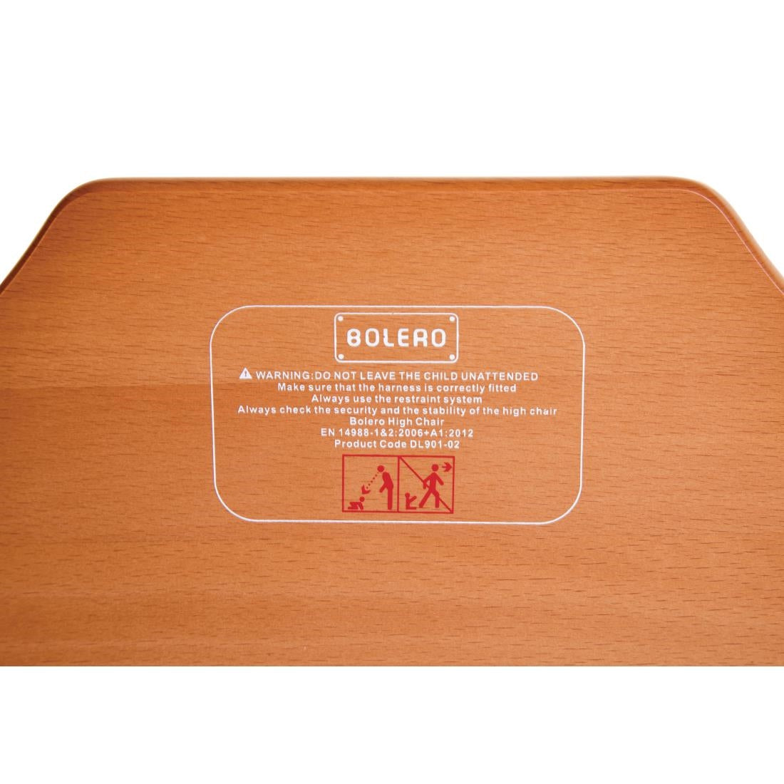 DL901 Bolero houten kinderstoel donkerbruin