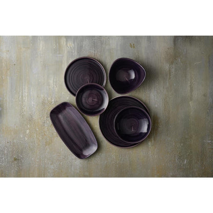 DX061 Churchill Stonecast Patina Cobalt Deep Purple Evolve Coupe Bord 16.5cm (12 stuks)